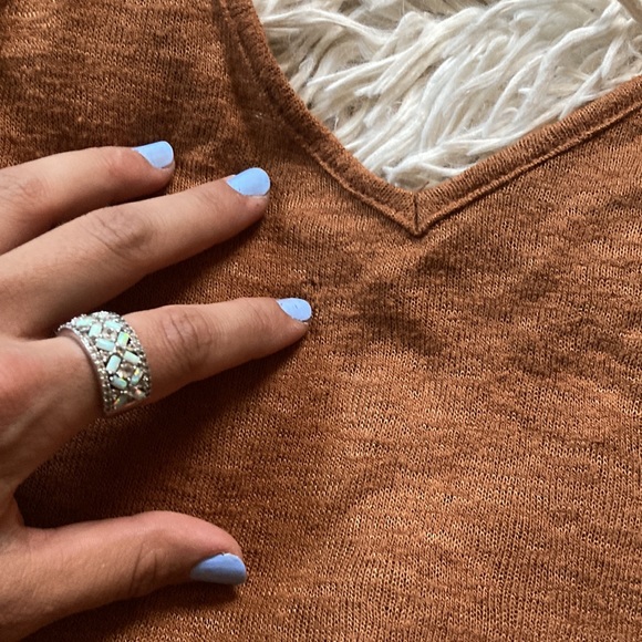Women’s burnt orange tank top - Picture 2 of 4